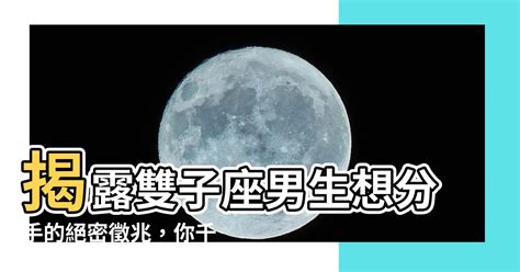 雙子男分手多久會回頭|雙子男分手多久會回頭？揭開神秘面紗 – 星語軌跡 讓星星告訴你。